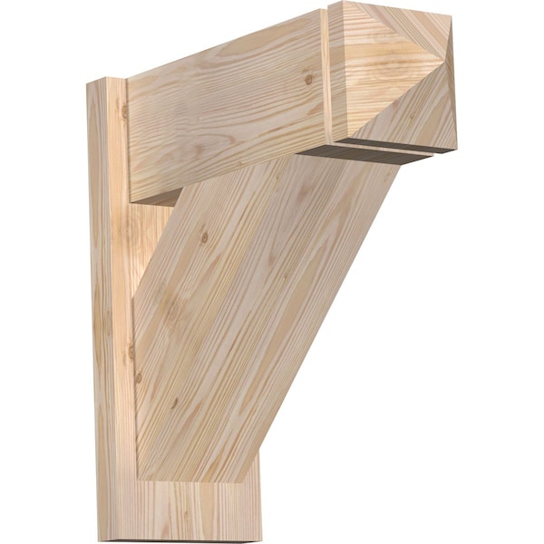 Ekena Millwork Traditional Smooth Arts and Crafts Outlooker, Douglas Fir, 7 1/2"W x 20"D x 20"H OUT08X20X20TRA03SDF - main